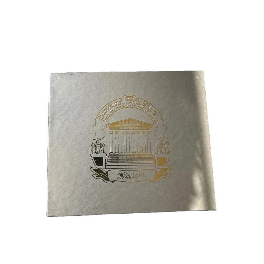1790-1990 Article III White House Christmas New In Box
